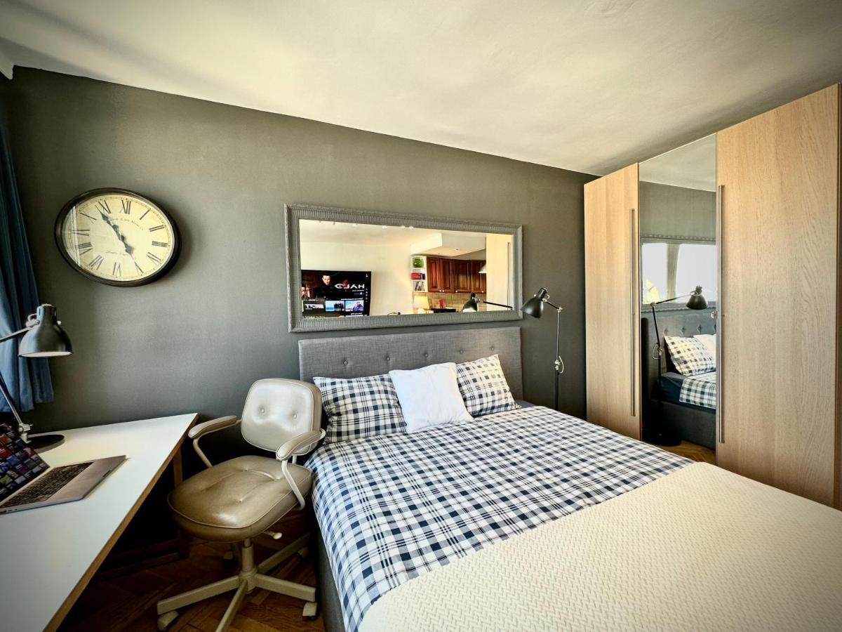 Super Apartament White Warszawa 2X Metro Scisle Centrum Wifi 300 Mbs New Exteriér fotografie