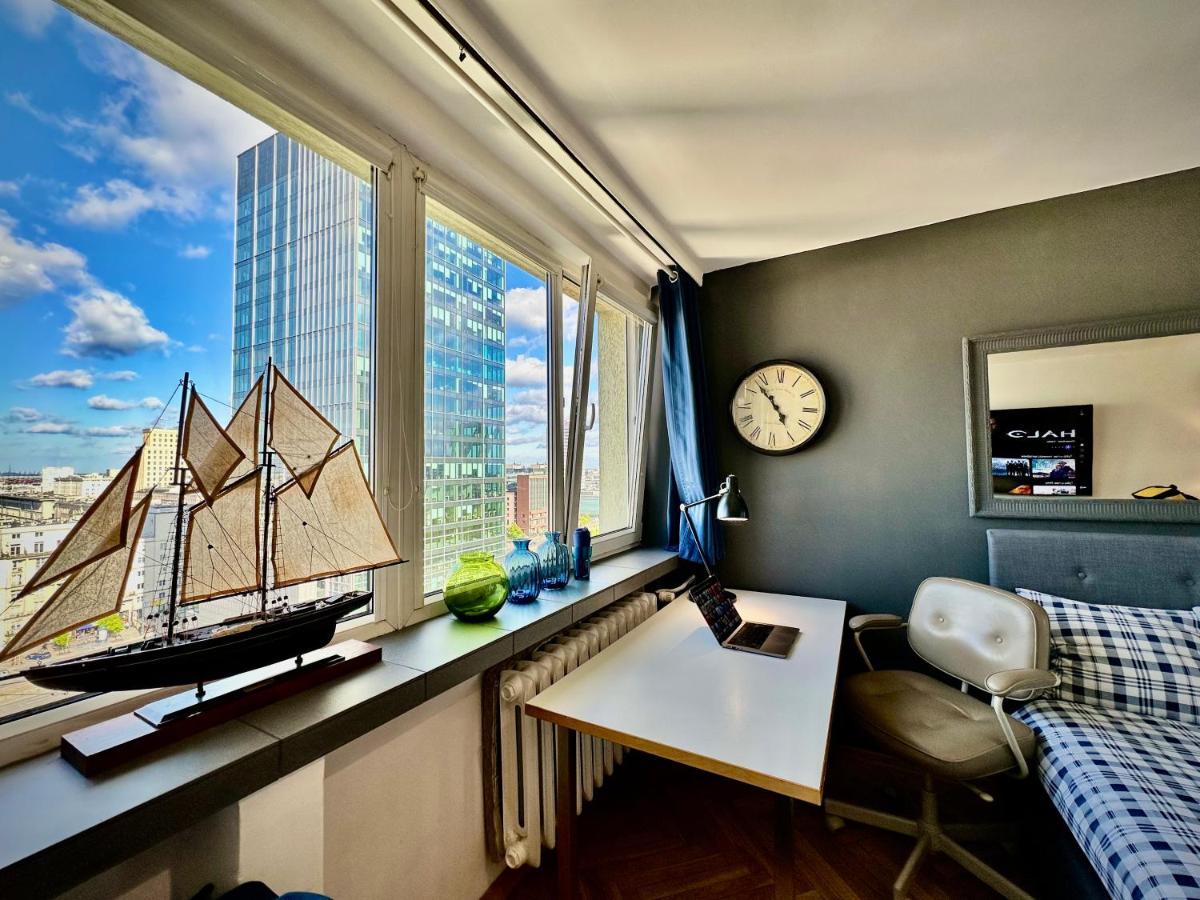 Super Apartament White Warszawa 2X Metro Scisle Centrum Wifi 300 Mbs New Exteriér fotografie