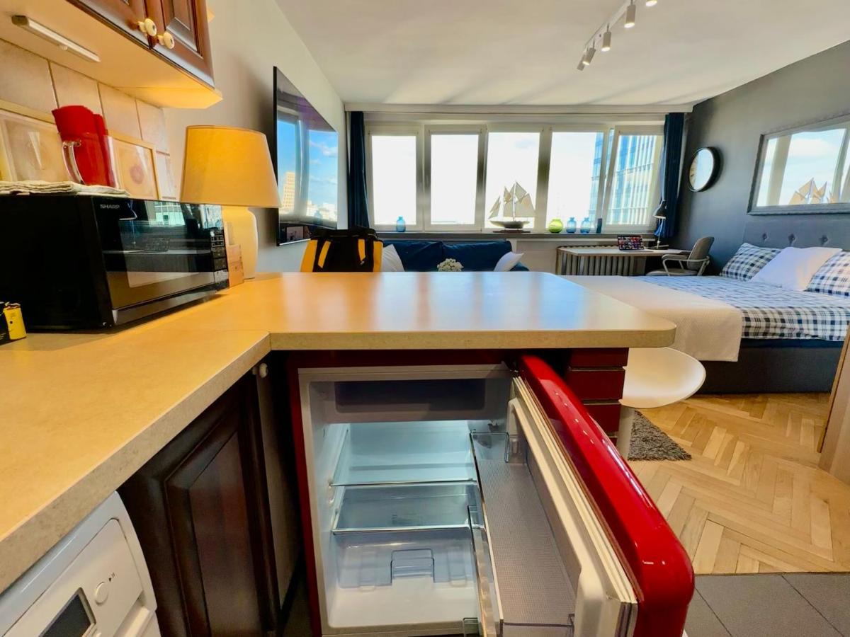 Super Apartament White Warszawa 2X Metro Scisle Centrum Wifi 300 Mbs New Exteriér fotografie