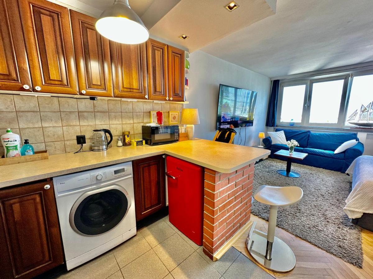 Super Apartament White Warszawa 2X Metro Scisle Centrum Wifi 300 Mbs New Exteriér fotografie